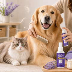 pet coat care spray for dogs and cats fresh scent grooming spray - product image 5