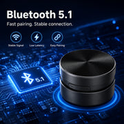 Bluetooth 5.1 portable speaker with fast pairing and stable connection