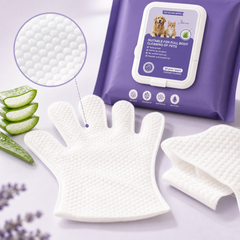 no-rinse pet grooming glove wipes for dogs and cats - product image 6