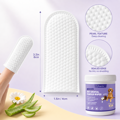 pet dental finger wipes for dogs and cats disposable oral cleaning pads - product image 5