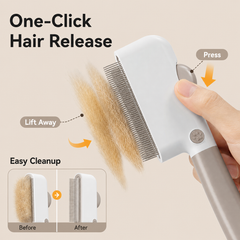 3-in-1 pet grooming comb for dogs and cats - product image 3