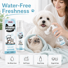 Pet No-Rinse Mousse (For Cats and Dogs)