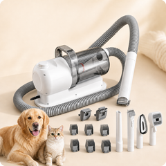 pet grooming vacuum kit for dog and cat shedding hair
