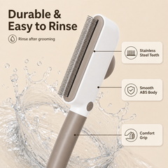3-in-1 pet grooming comb for dogs and cats - product image 4