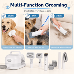 pet grooming vacuum kit for dog and cat shedding hair - product image 2