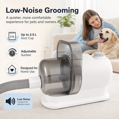 pet grooming vacuum kit for dog and cat shedding hair - product image 4