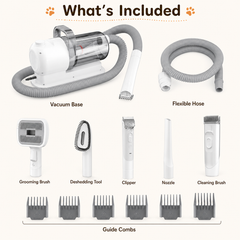 pet grooming vacuum kit for dog and cat shedding hair - product image 5