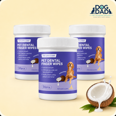 Pet tooth wipes for dogs and cats daily fresh-breath support