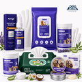 complete pet cleaning care set for dogs and cats