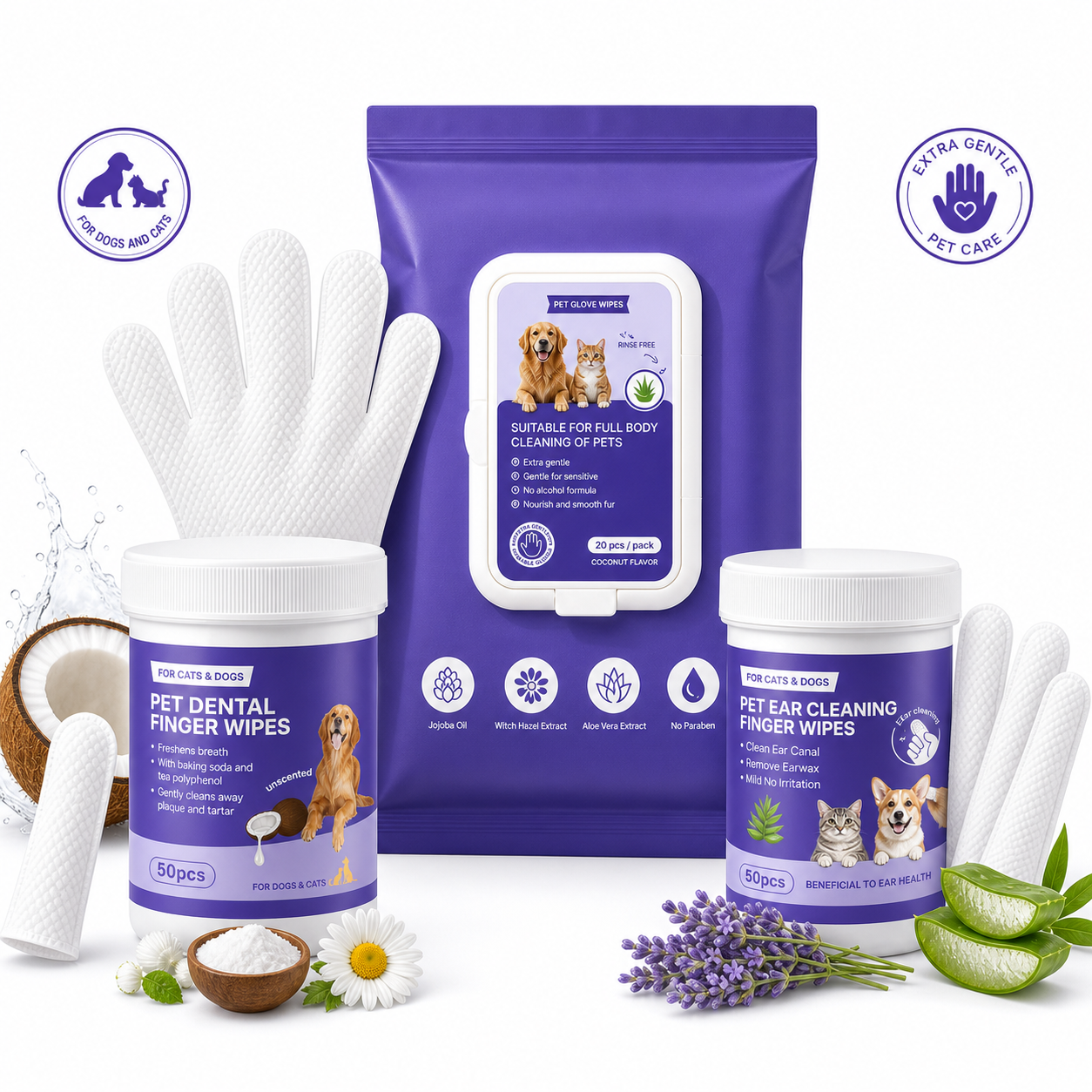 daily clean starter kit for dogs and cats