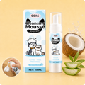 No-rinse pet cleaning mousse for dogs and cats waterless bath foam