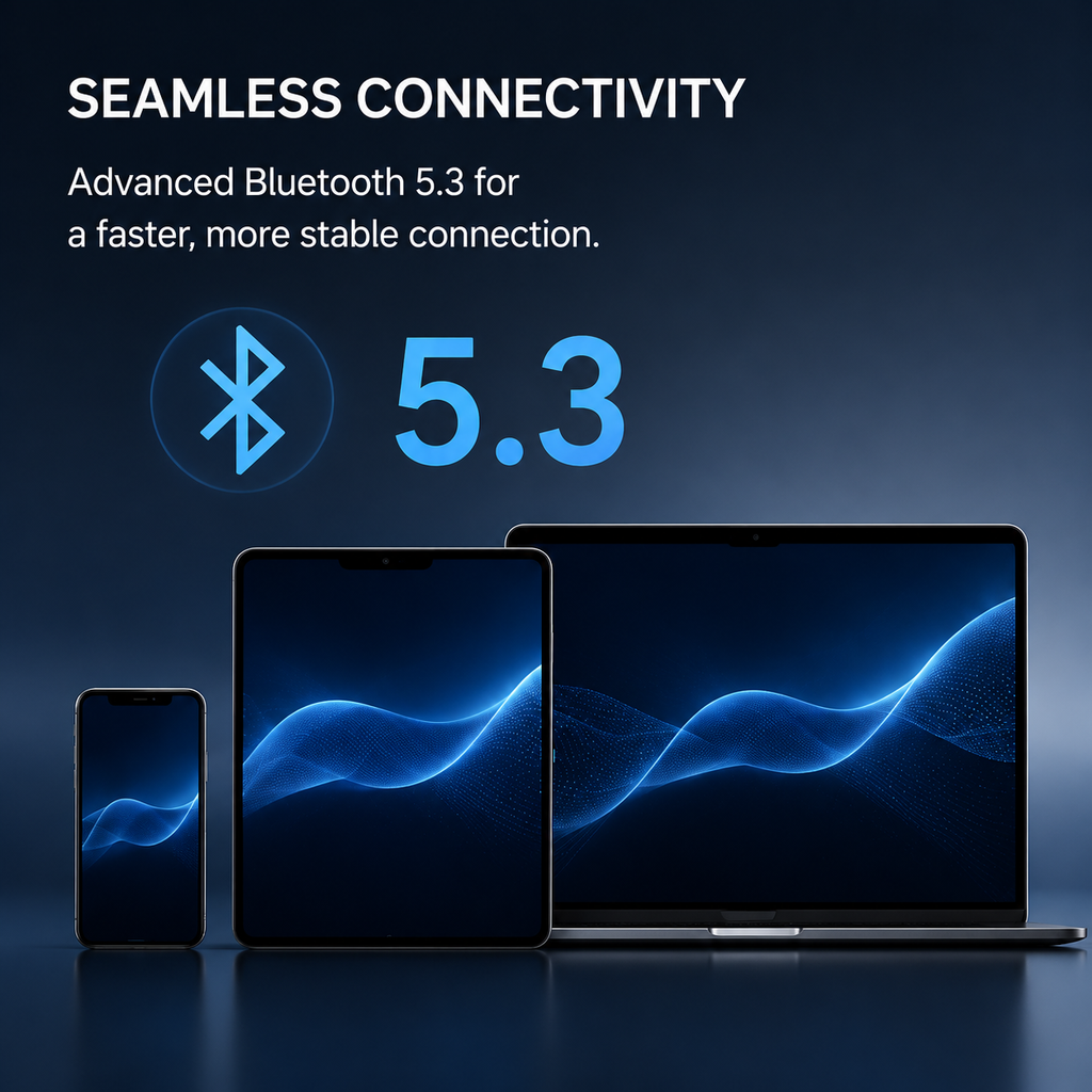 DOGDAD Pro Max Bluetooth 5.3 wireless headphones connectivity