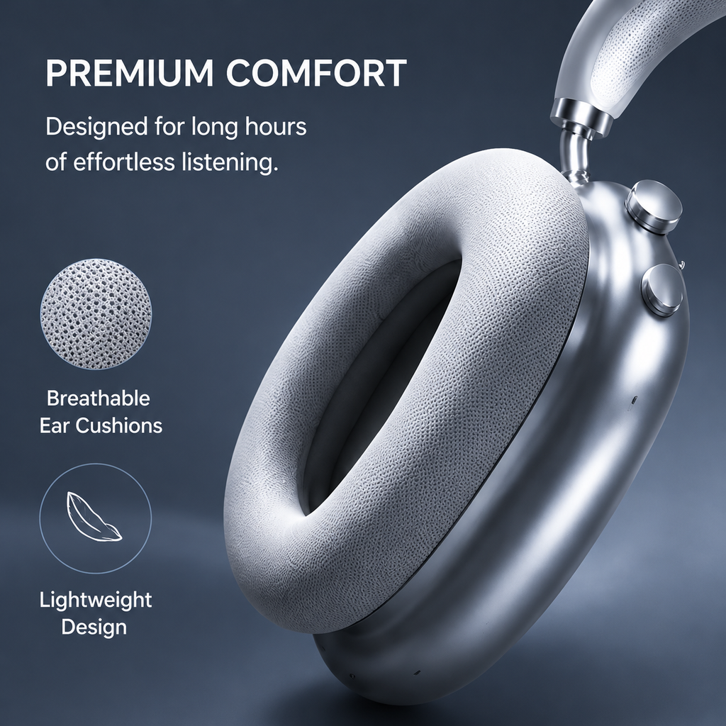 DOGDAD Pro Max wireless headphones soft ear cushions