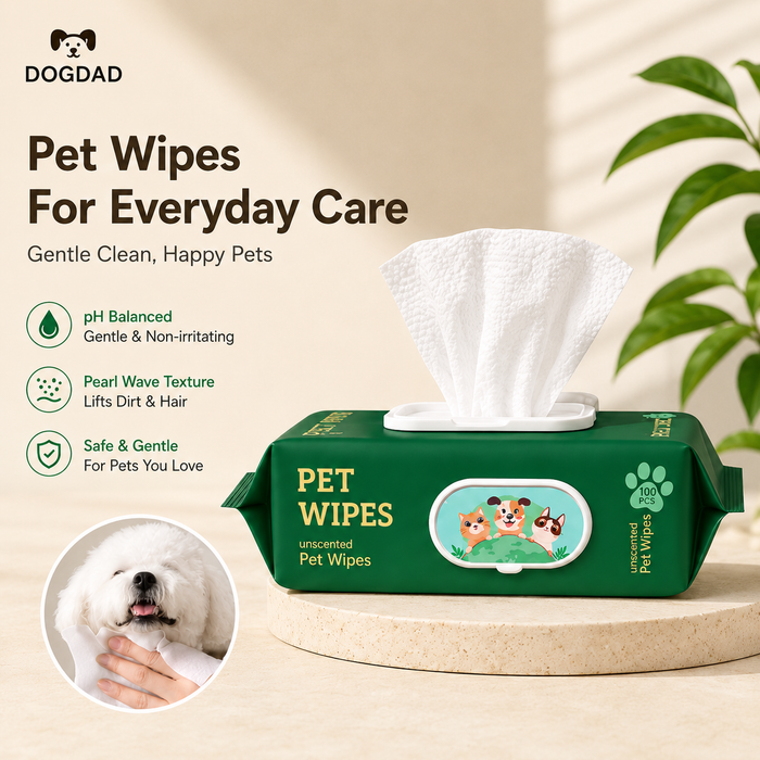 No-rinse pet cleaning wipes for dogs and cats - no rinse cleaning wipes main