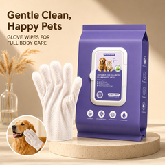 Muddy paws quick clean kit with glove wipes paw balm and portable pet cleaning wipes for dogs and cats