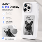 E-Ink phone case display detail