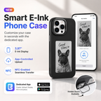 Smart E-Ink NFC phone case customization features
