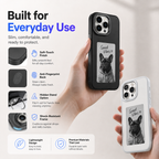 Smart phone case everyday protection features