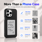 Smart E-Ink phone case display use ideas