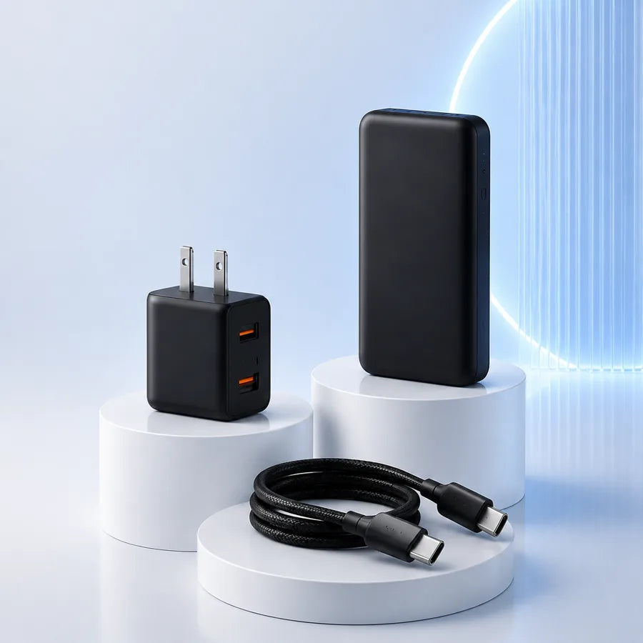 DOGDAD TECH charger, power bank, and USB-C cable
